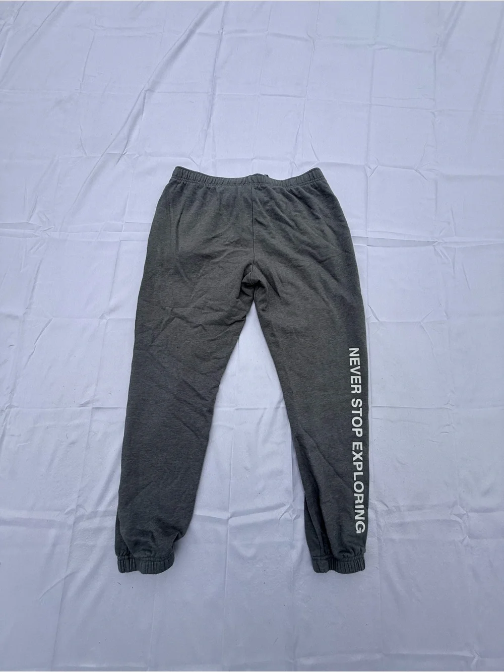 #82 The North Face Men's Charcoal Gray Sweatpants - Casual Joggers- size(L)